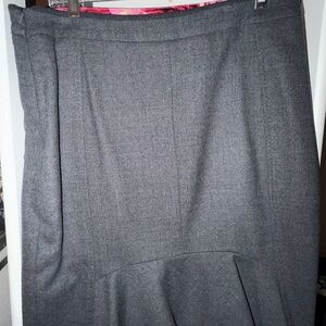 Ted Baker Gray Pencil Skirt